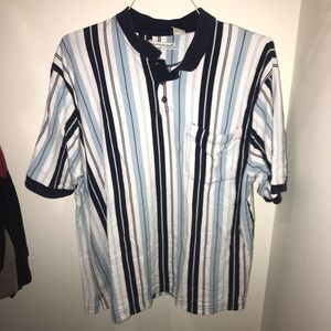Oversized Stripe Knightsbridge Polo Shirt